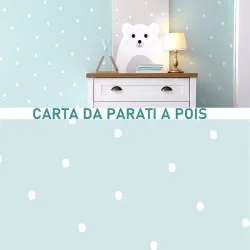 NAP460 | Carta da parati pois - Col.1 turchese